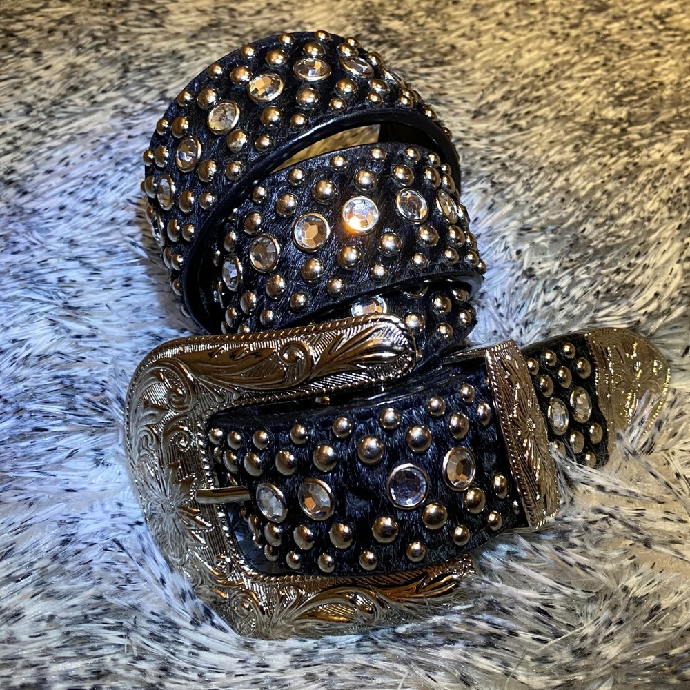 🌜Rhinestone Cowgirl Belt🌛